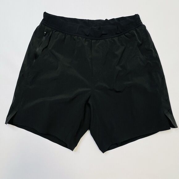 Ten Thousand Interval Shorts Mens Small Black Lined Athletic Gym Running 7” - Picture 1 of 11